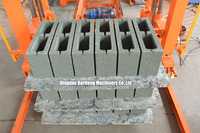 Machine à blocs QT4-25, machine à blocs en béton entièrement automatique, haute production, machine hydraulique de fabrication de briques creuses