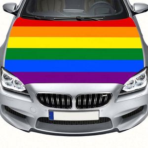 Wholesale Promotion Large Custom Pride <b>Flag</b> Outdoor Display for Car Hood Engine Cover Personal Logo Rainbow Banner - Product Image 1