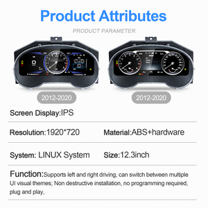 แผงหน้าปัด LCD ขนาด 12.3 นิ้ว สำหรับรถยนต์นิสสันเทียน่า ปี 2013-2018 ยี่ห้อ Navihua รุ่นใหม่ พร้อมมาตรวัดความเร็วแบบดิจิตอล - Product Image 3