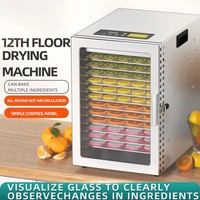 LTPK Déshydrateur de légumes à circulation interne LT-22 en acier inoxydable Séchoir de fruits à copeaux de banane Déshydrateur de viande d'usine