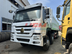 Camión volquete usado de alta calidad Sinotruk HOWO 6x4 con dirección izquierda 440hp Euro3, camión volquete diésel, gran oferta - Product Image 4