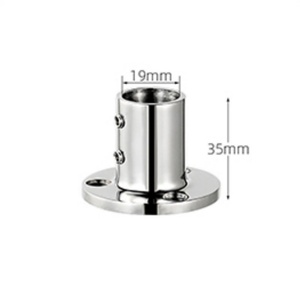 Conector de Soporte para Tubos de Acero Inoxidable Fundido a Presión con Tratamiento de Superficie Anodizado para Cocina, Sala de Estar y Taller - Product Image 5