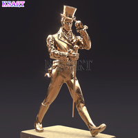 Patung Figur Johnn Walking Man, Patung Resin Ukuran Asli Harga Pabrik, Patung Johnn Walker
