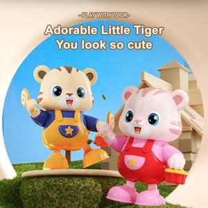 Jouet musical lumineux pour bébé personnalisé, <span class=keywords><strong>puzzle</strong></span> amusant, chant, lumière colorée, balançoire, danse, plastique, animal, éveil, confort - Product Image 5