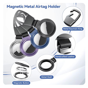 Capa Protetora Magnética de Metal à Prova de Choque e <span class=keywords><strong>Anti</strong></span>-Risco para Acessórios Airtags para Apple Airtag - Product Image 2
