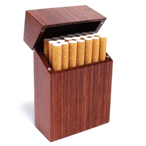 New Custom Bamboo Box Packaging Luxury Cigarette Case Creative Wooden Magnetic Gift Box Custom Logo Wooden Gift Box