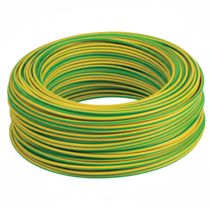 Unifilar FS17 cavo elettrico 4mmq sezione giallo verde 100 metri - Product Image 1
