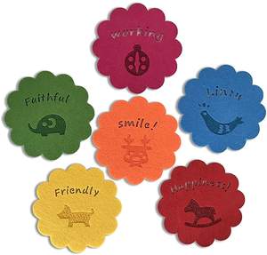 Dessous de verre en feutre multicolore de vente chaude pour tapis et tampons à usage domestique quotidien - Product Image 1