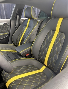 Fundas de Asiento de Coche Universales Impermeables de Alta Calidad, Fundas de Asiento de Cuero para las Cuatro Estaciones para <span class=keywords><strong>Volkswagen</strong></span> GTI - Product Image 5