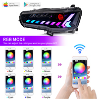 Lámpara RGB de nuevo diseño arcaico con faros de señal de giro secuencial para Mitsubishi Lancer ex Evo 2008-2017 lámpara delantera