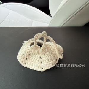 Crying <b>Doll</b> Knitted Clothes Set Straw Hat Bikini Dress Plush Toy Outfit Youth Unisex <b>Accessory</b> - Product Image 5