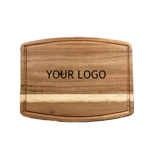 Planche à <span class=keywords><strong>d</strong></span>écouper écologique avec logo personnalisé en bois massif <span class=keywords><strong>d</strong></span>'<span class=keywords><strong>acacia</strong></span> naturel pour pain aux fruits bloc à <span class=keywords><strong>d</strong></span>écouper de cuisine en fibre de bois de bambou - Product Image 1