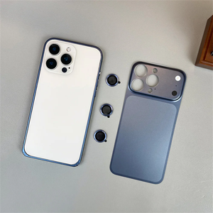 เคสกันกระแทกขอบอะลูมิเนียมหรูหราสำหรับ iPhone 16 15 14 Pro, เคสที่ดีที่สุดสำหรับ iPhone 17 Pro Max สีเงิน - Product Image 4