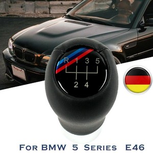 หัวเกียร์รถยนต์หุ้มหนัง 5 6 สปีด ออกแบบตามหลักสรีรศาสตร์ สำหรับ BMW E28 E30 E34 E36 E46 M3 - Product Image 5