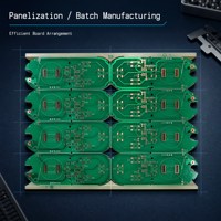 Fabrication sur mesure de cartes PCBA vertes (PCB) pour panneaux, conception basée sur plans, fonctions flexibles, support de production en série (OEM/ODM)