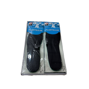 Plantillas Insoles 39-45 Size Black Cushioned Footwear Inserts for Comfort and Support - Product Image 1