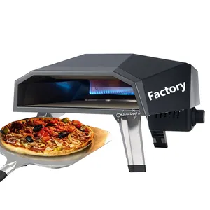 Vendita calda nuovo Design BBQ Pizza forno a Gas commerciale all'aperto forno a Gas in acciaio inox barbecue a Gas portatile