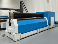 Machine à rouler les tôles en acier à trois rouleaux, équipement de pliage de tôles métalliques à 3 rouleaux pour la fabrication industrielle