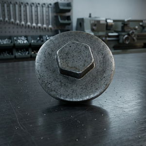 Cache-écrou hexagonal en métal sur mesure, surface polie, composant moulé - Product Image 3