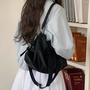 Black Horizontal <b>Square</b> Shoulder Bag With Zipper Closure Water Resistant Everyday Commuting Crossbody Tote - Product Image 3
