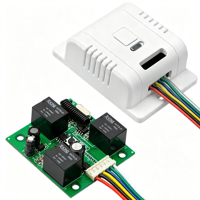 Module récepteur télécommande 315/433 MHz personnalisable, alimentation DC9V-36V, pour portail coulissant automatique – Fournisseur d'usine