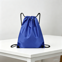 Sac à dos promotionnel en polyester à cordon solide Sac de voyage Grand sac de sport Pochette à cordon personnalisée unisexe