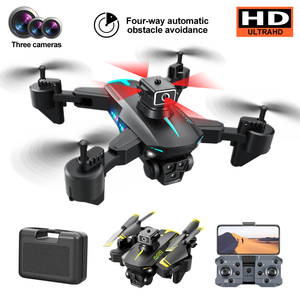 <span class=keywords><strong>Dron</strong></span> KY605S con Tres Cámaras, Evitación de Obstáculos en Cuatro Direcciones, Mantenimiento de Altitud, Flujo Óptico, Zoom 50x, Video 4K, Vuelo Estacionario en Interiores, WiFi 2.4G, APP - Product Image 2