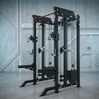 Jaula de Potencia CROSSMAX de Proveedor de Fábrica para Gimnasio en Casa, Rack de Sentadillas, Máquina Smith con Cruce de Cables para Ejercicios de Fitness y Pecho