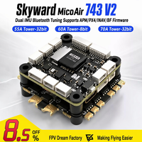 Controlador de Vuelo para Dron MicoAir743 V2 con IMU Dual para Ajuste de Parámetros, Compatible con Firmware APM/PX4/INAV/BF ESC