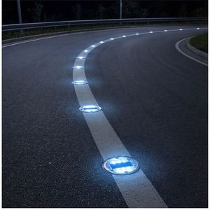 Borne solaire routière écologique en aluminium moulé monocristallin haute luminosité pour rondels - Product Image 1