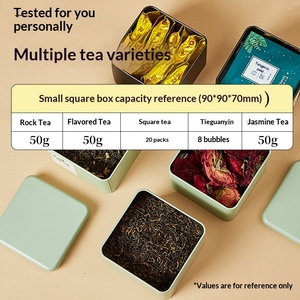 Boîte carrée vintage en fer blanc avec impression offset, emballage universel de qualité alimentaire pour tranches de Panax Notoginseng, Dendrobium et bœuf séché - Product Image 4