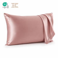Taie d'oreiller en soie de mûrier 25 Momme, imprimée or à chaud, design personnalisé, vente en gros, MOQ pour marque, pour la beauté des cheveux et de la peau
