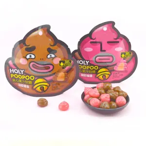 cute toilet shape creative gel candy soft candy filled with juice candies usa gummy candies