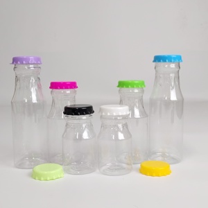 Botella de goma vacía de 90mL, 140Ml, 190Ml, 3,5, 7, 14g, latas de leche y café transparentes, contenedor de plástico PET para <span class=keywords><strong>pastillas</strong></span> con tapa colorida - Product Image 3