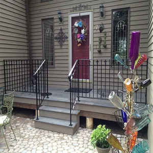 Calandre décorative en fer forgé, Design moderne, balustrade de balcon, grille de fenêtre