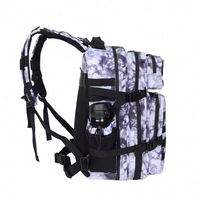 Sac à dos d'extérieur grande capacité BSCI avec fermeture éclair, fonction antivol, en polyester, échantillon gratuit pour hommes et femmes, sac tactique de chasse