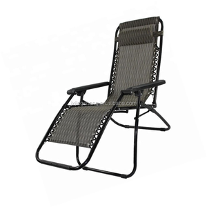 Chaise longue en <span class=keywords><strong>aluminium</strong></span> portable classique pour plage piscine cour ou hôtel chaise de bain de soleil pliante - Product Image 2
