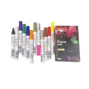 Permanent Markers with Custom Logo Oil Based Waterproof Quick Dry Medium Tip Paint Marker Pen Set - Product Image 3