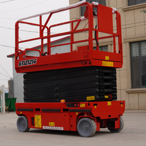 Gunting listrik portabel pengangkat 18m, Platform hidrolik udara naik tinggi Motor pemantauan jarak jauh garansi 1 tahun dukungan Global - Product Image 6