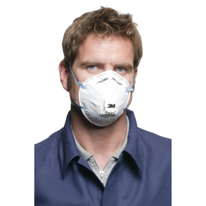 3M™FFP2 Antiparticolato Respiratore Masque jetable anti-poussière Cartouches de coton en silicone Modèle de valve réutilisable certifié EN149 - Product Image 2