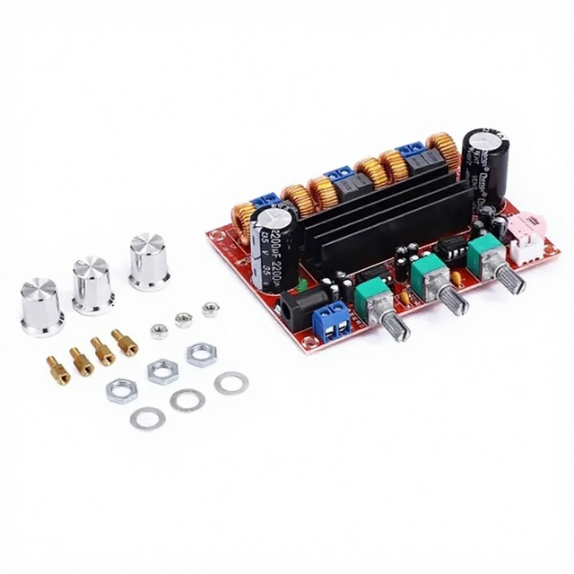 DC12V-24V XH-M139 TPA3116D2 2.1 Channel 50W*2+100W Digital Subwoofer Power Class D Amplifier Module Board Control Board