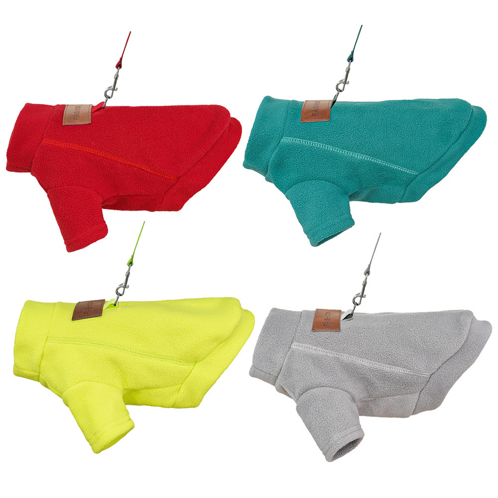 Autumn Winter Bear Design Pet Clothing – Soft Polyester Velvet Cat & Dog Outfit for Cold Weather - View 3