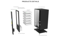 Distributeur automatique combiné pour chips, sodas, eau, en-cas, usage bureau, hôtel, école