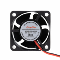 Ventilateur axial miniature DC 4020 40x40x20mm, 5V 12V 24V, avec roulement à billes, pour alimentation électrique et ordinateur