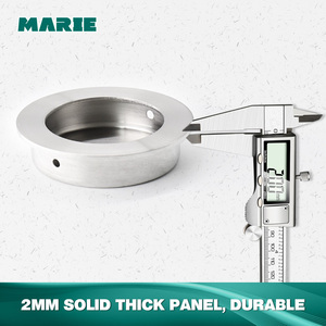 Sliding <strong>Door</strong> Furniture Hardware Hidden Cabinet Drawer Flush <strong>Pull</strong> Handle Sliding <strong>Door</strong> <strong>Pull</strong> Stainless Steel Sus304,stainless Steel - Product Image 5