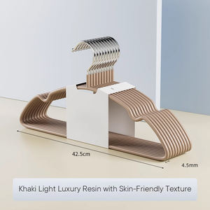 Cintre en plastique multifonction de haute qualité, cintre à linge premium avec crochet en métal, cintre en plastique antidérapant, utilisation dans la garde-robe - Product Image 4