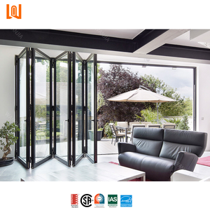 Cửa nhôm gấp thương mại hiện đại cách âm và chống thấm nước với kính riêng tư mờ cho sử dụng nội thất căn hộ - Product Image 3