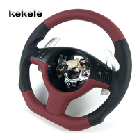 Volant sport en cuir et fibre de carbone pour BMW E46 E60 E39 E90 E92 M3 M4 F10 F30 F32 F80 – Prise en charge de la personnalisation