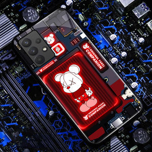 <span class=keywords><strong>Funda</strong></span> de Teléfono con Luz Nocturna LED de Vidrio Templado Luminoso para <span class=keywords><strong>VIVO</strong></span>, <span class=keywords><strong>Funda</strong></span> de Vidrio Luminosa para <span class=keywords><strong>VIVO</strong></span> <span class=keywords><strong>Y72</strong></span> Y55 Y76 <span class=keywords><strong>5G</strong></span> - Product Image 3