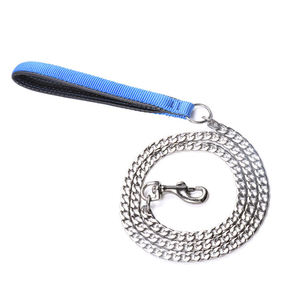 Durable Pet Liefert Flache Chian Blei Mit PU Griff Verchromt Hund Leinen - Product Image 1